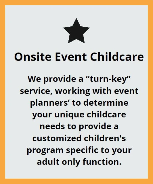 Onsite event childcare